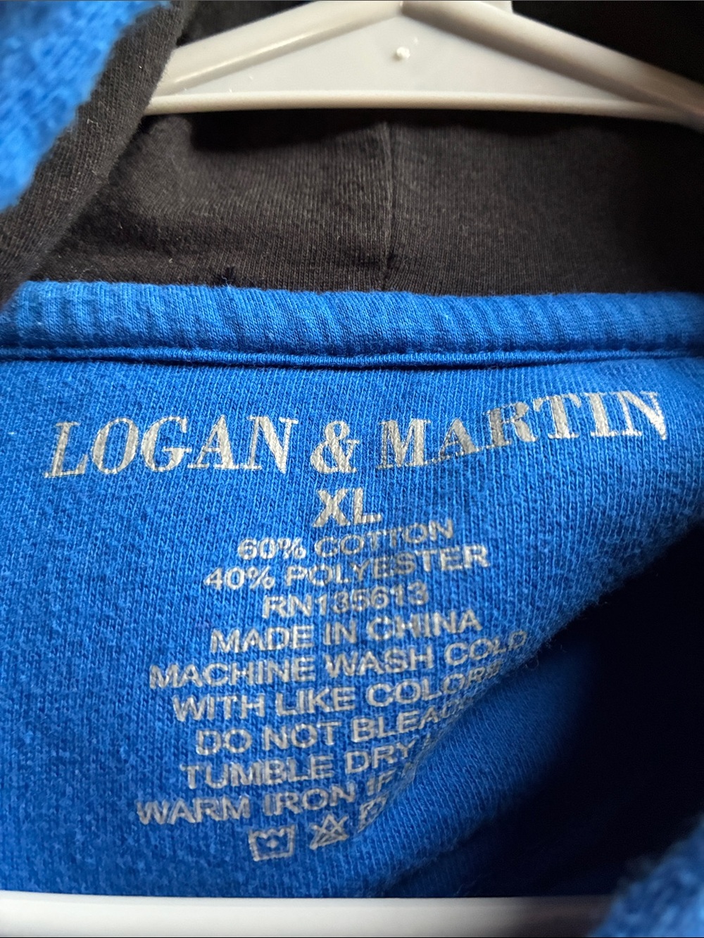 Blue Graphic Pullover Hoodie - Picture 2 of 3